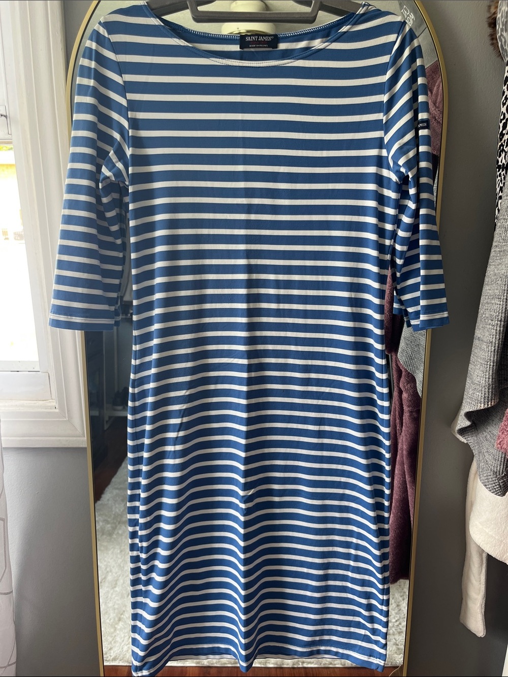 Women’s Saint James striped mini dress